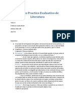 Trabajo Practico Evaluativo de Literatura