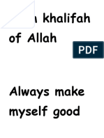 I Am Khalifah of Allah