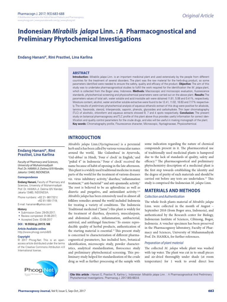 Iw PDF PDF Thin Layer Chromatography Pharmacognosy
