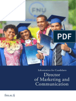 Of Marketing and Communication Director: Fnu - Ac.fj