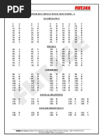 60-Question Answer Sheet Template | PDF