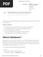 Mastering Markdown GitHub Guides