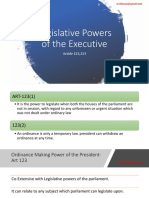 Ordiance Power of The Executive