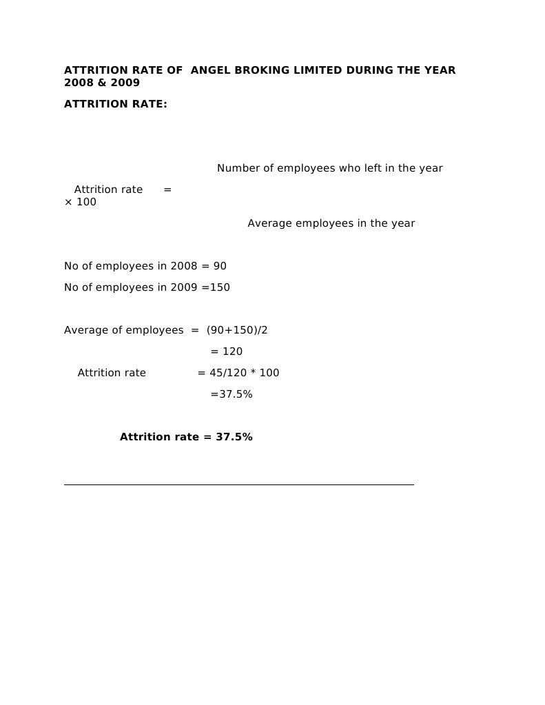 Attrition Rate | PDF