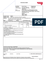 Purchase Order: Total With Tax & Other Charges: INR 647086.08