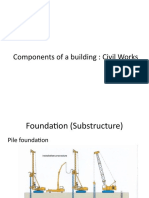 Components of A Building: Civil Works