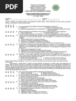 Summative Test in ESP 6 Quarter 1 | PDF