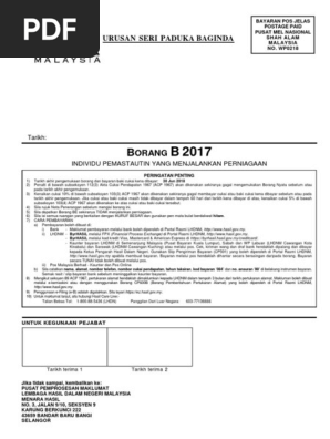 Borang B 2017 1  PDF