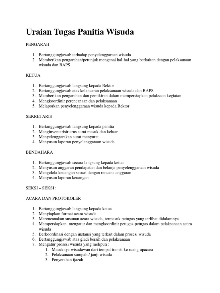 940 Koleksi Contoh Undangan Panitia Wisuda Gratis Terbaik