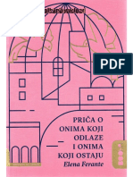 Elena Ferante Price o Onima Koji Odlaze I Onima Koji Ostaju PDF