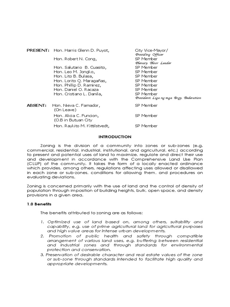City Ordinance No. 2015-026 Zoning Ordinance | Zoning | City
