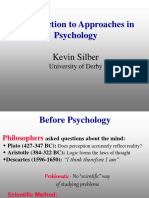 Introduction To Approaches in Psychology: Kevin Silber