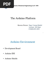 The Arduino Platform: Resorce Person