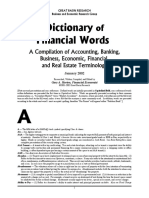 Dictionary of Financial Words