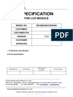 Tm12864h6ccwgwa1 G-1 (Wo PCB)