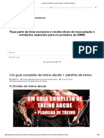 Um Guia Completo de Treino Abcde + Planilha de Treino PDF