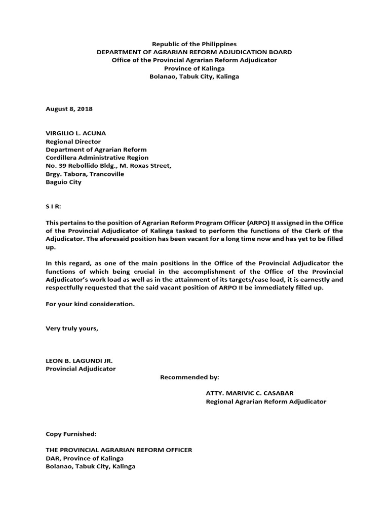 letter-to-fill-up-vacant-position