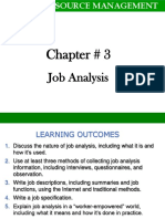 Job Analysis (Chap 3)
