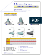 Preliminary Conical Strainers