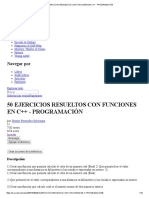 50 Ejercicios Resueltos Con Funciones en C++ - Programación