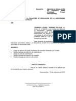 Emisión de Resolución de Expedito Para Otorgar Titulo Profesional