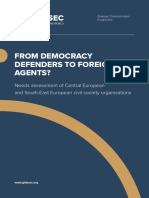 From Democracy Defenders To Foreign Agents?