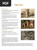 Tiger Fact Sheet FINAL