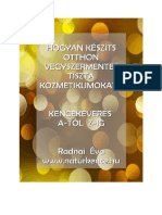 Naturkence Hogyan Keszits Hazi Kozmetikumokat PDF