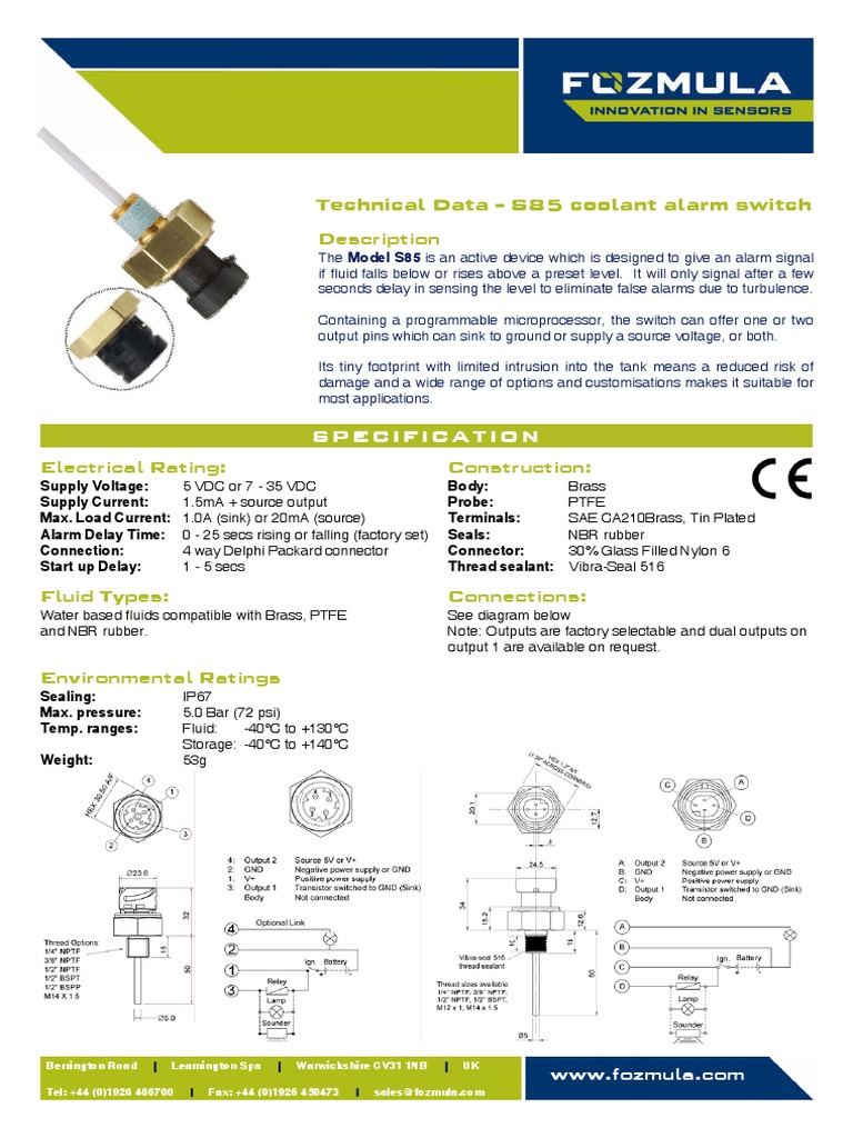 Low Coolant Level S85 Technicalfile PDF Electricity Electronics