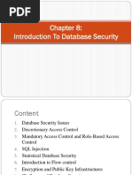 Introduction To Database Security