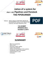 AUT System for Pipelines and Penstocks