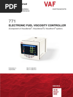 Electronic Fuel Viscosity Controller New Model English Tib 771 GB 0215