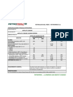 Especificaciones técnicas asfalto líquido RC-250 Petroperú