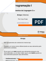 Fundamentos da Linguagem C++: Arrays (Vetores