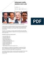 014-08 _Ibope: Alckmin e Bolsonaro estão tecnicamente empatados sem Lula em SP - Notícias - UOL Eleições 2018