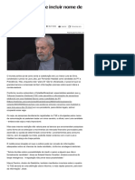 014-08 _Pesquisas terão de incluir nome de Lula - Notícias - UOL Eleições 2018