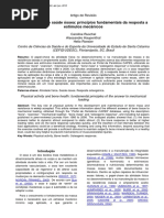 Atividade Física e Saúde Ósseo - Princípios Fundamentais Da Respostas a Estímulos Mecânicos