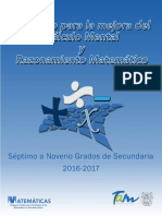 Proyecto de Cálculo Mental Secundaria