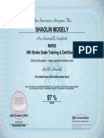 Nih Stroke Scale Cert Smosely