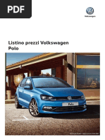 Listino Prezzi Volkswagen Polo 170523