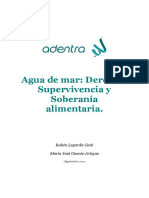 Agua de Mar Derecho, Supervivencia y Soberanía Alimentaria.