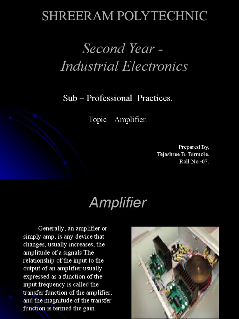 Amplifier Types and Functions Explained | PDF | Amplifier | Operational ...