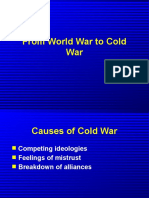 From World War To Cold War