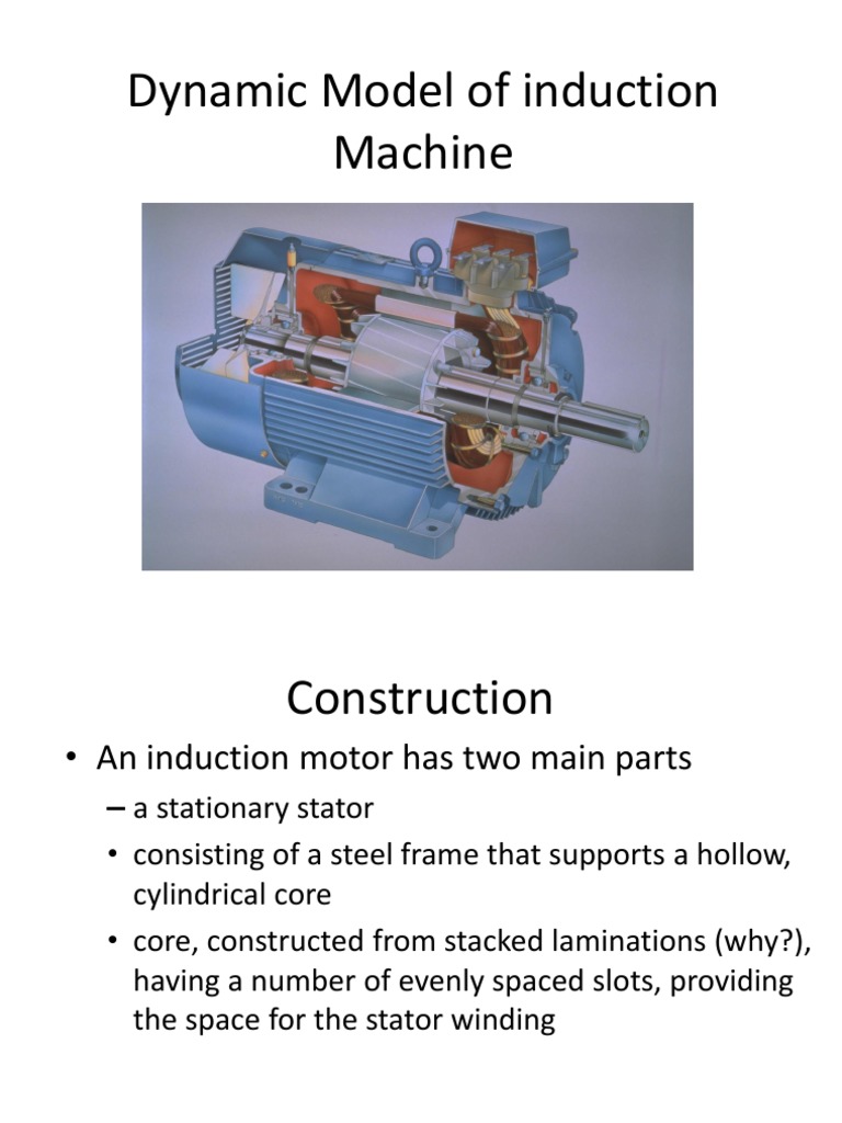 Dynamic Model of Induction Machine Devices