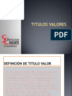 Titulos Valores