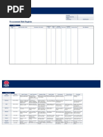 Procurement Risk Register 1