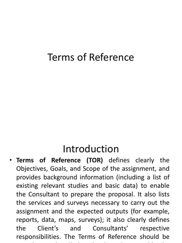 terms-of-reference-project-management-data-analysis