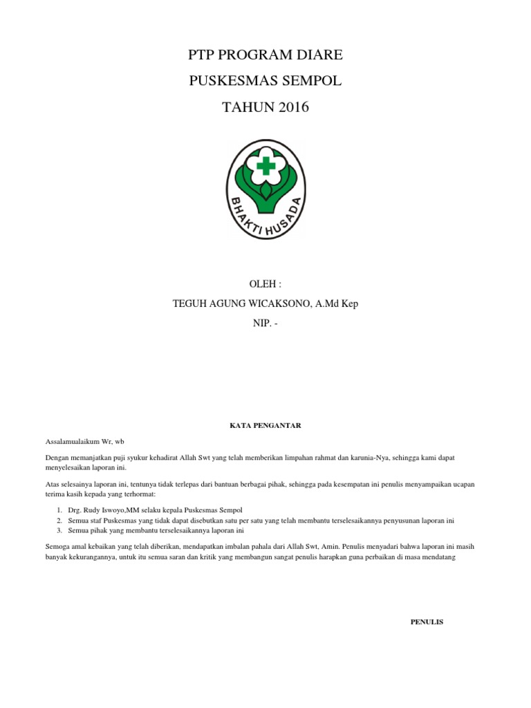 Ptp Program Diare Ptp Program Diare