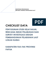 Checklist Data