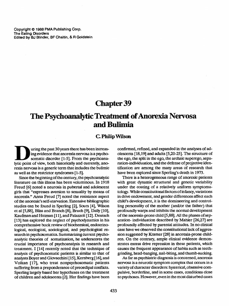 Chapter39 PDF | PDF | Anorexia Nervosa | Bulimia Nervosa
